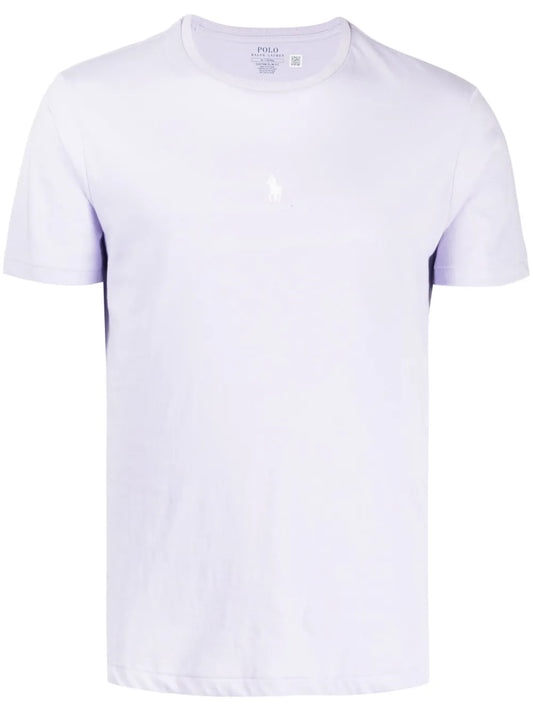 Camiseta de algodão bordada Polo Pony