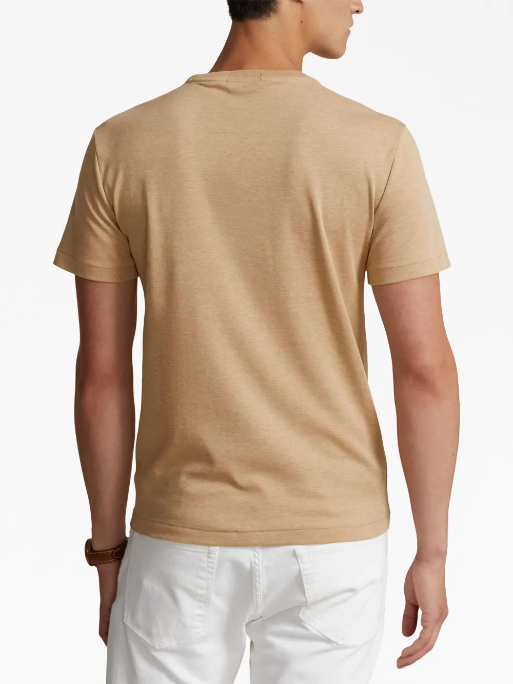 Camiseta de algodão bordada Polo Pony