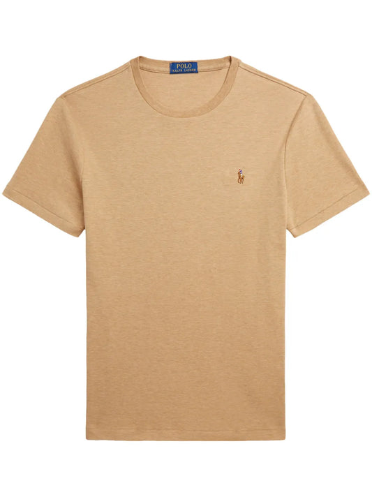 Camiseta de algodão bordada Polo Pony