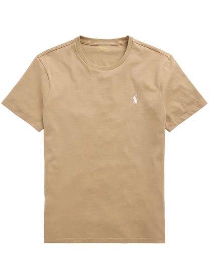 Camiseta de algodão bordada Polo Pony