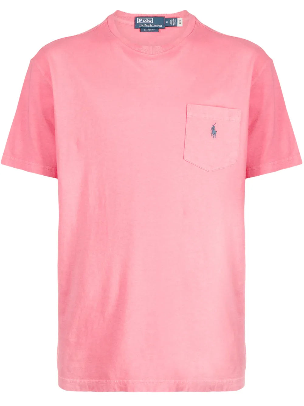 camiseta de manga curta com motivo bordado