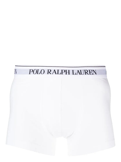 calcinhas de algodão com cós com logotipo (conjunto de três)