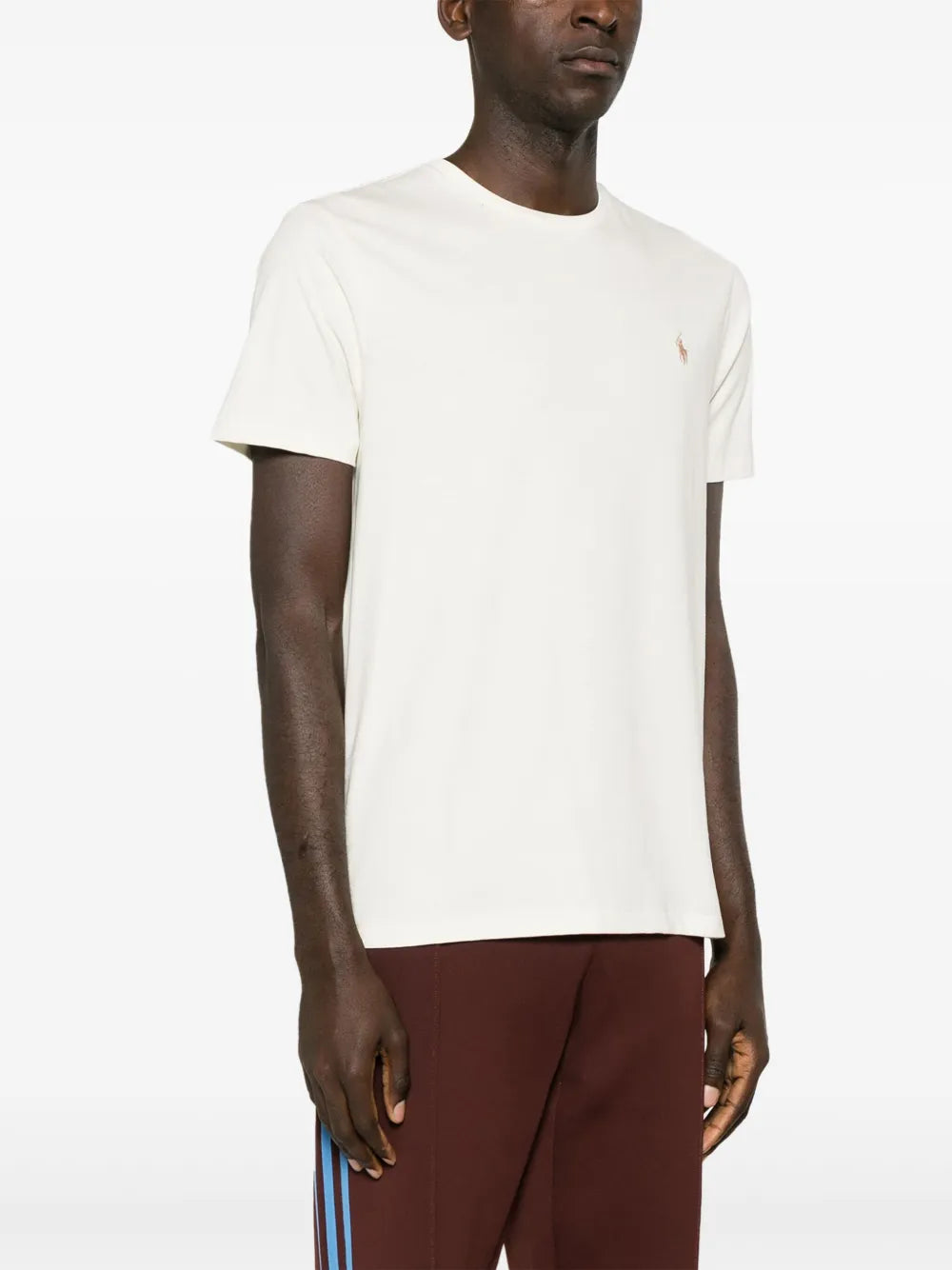 Camiseta de algodão bordada Polo Pony