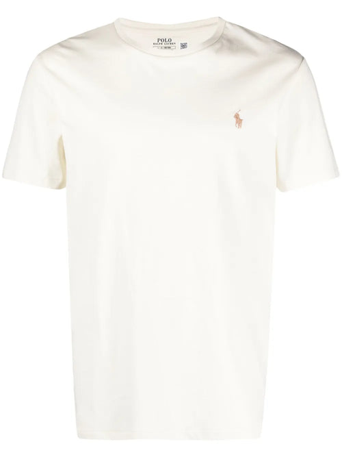 Camiseta de algodão bordada Polo Pony