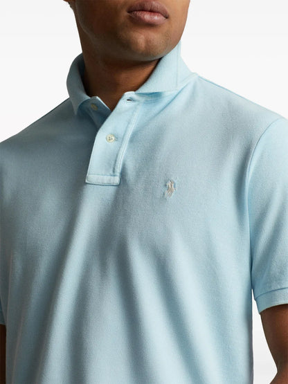 Camisa polo de algodão bordada Polo Pony