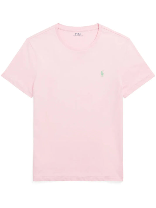 Camiseta de algodão bordada Polo Pony