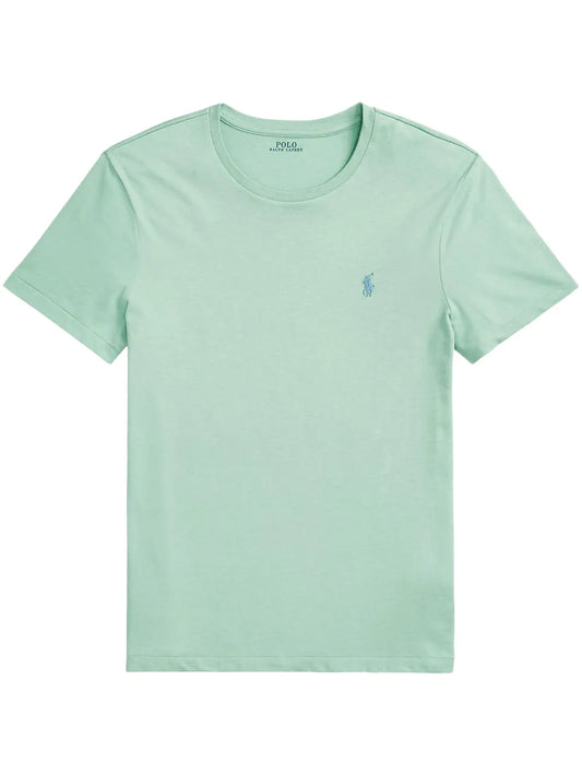 Camiseta de algodão bordada Polo Pony