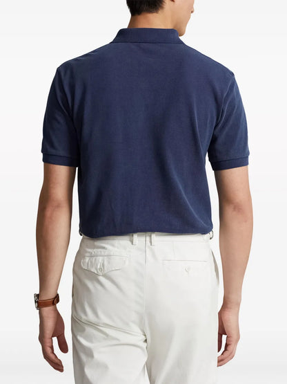 Camisa polo de algodão bordada Polo Pony