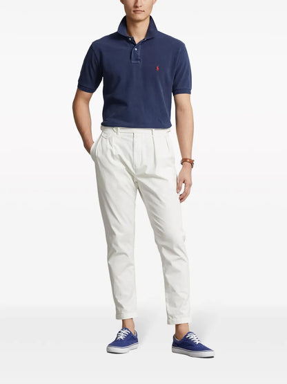 Camisa polo de algodão bordada Polo Pony