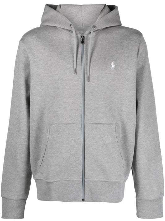 Moletom com capuz e zíper Polo Pony