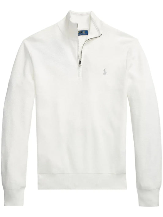 Blusa Polo Pony com zíper