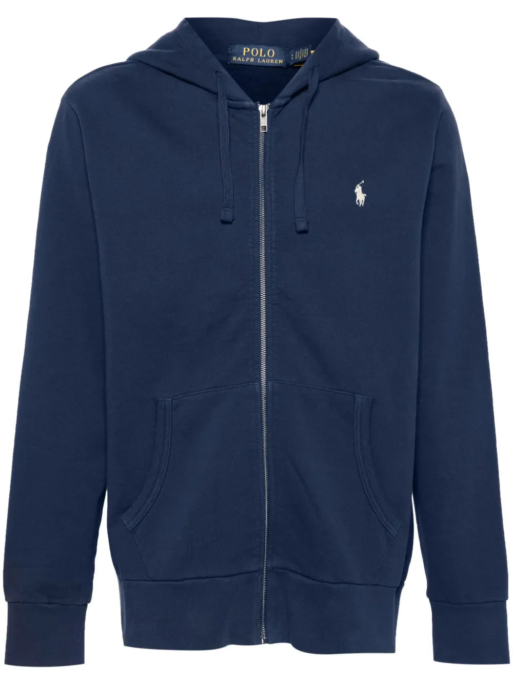 Moletom com capuz de algodão bordado Polo Pony