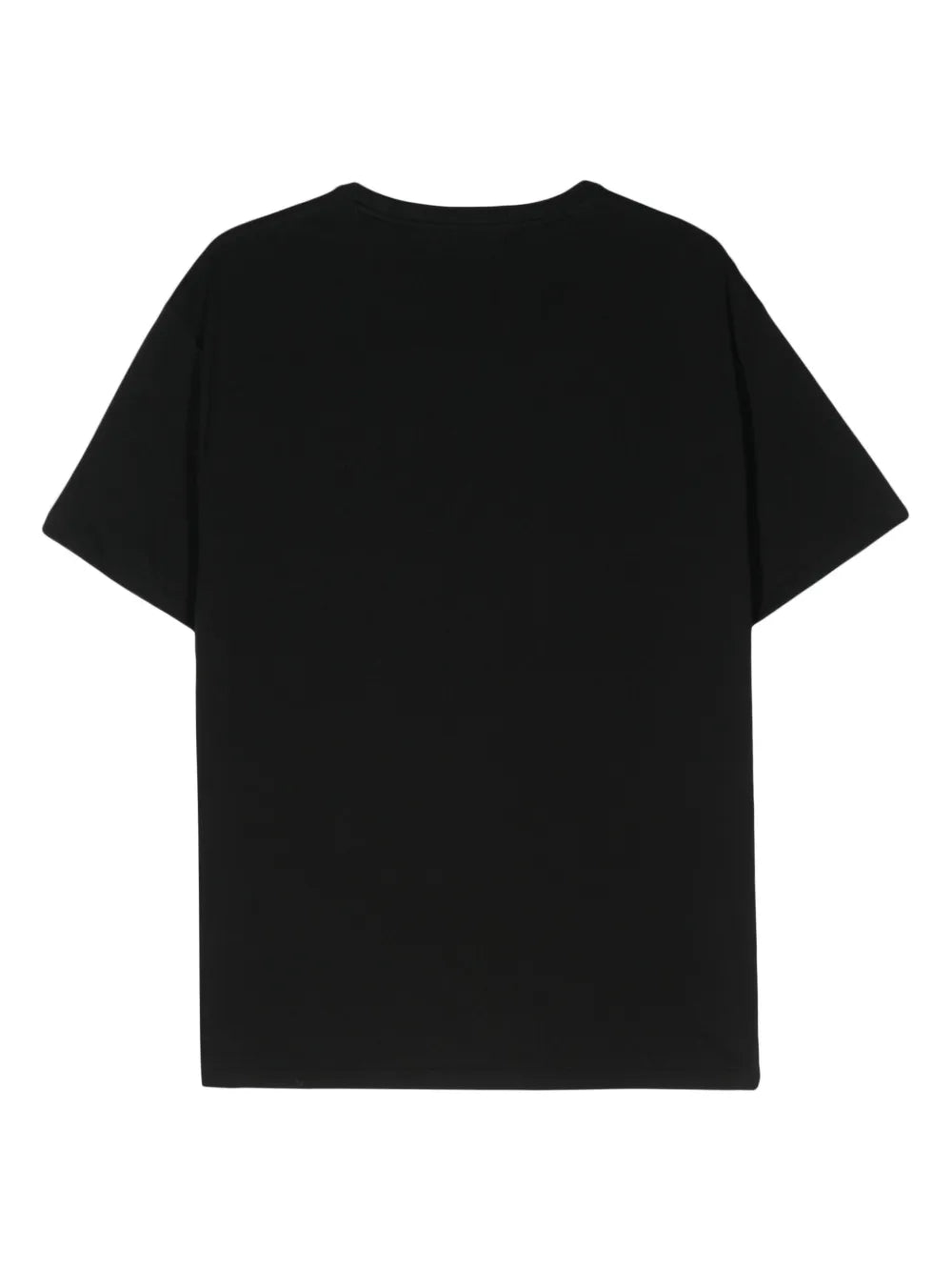 camiseta de algodão com logotipo bordado