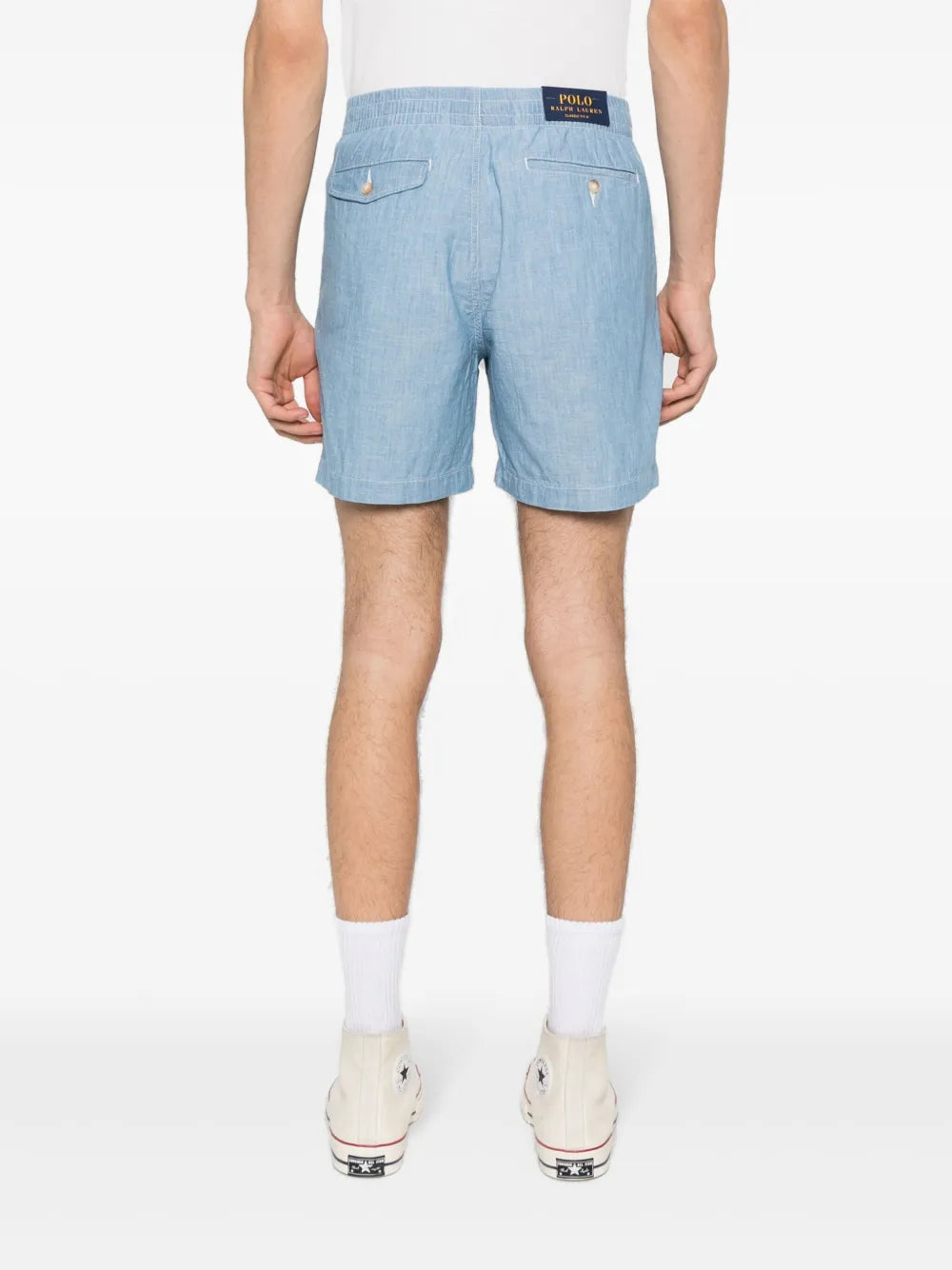 Shorts de algodão com motivo Polo Pony
