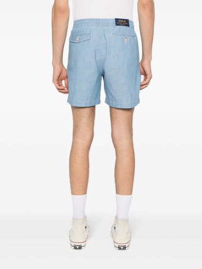 Shorts de algodão com motivo Polo Pony
