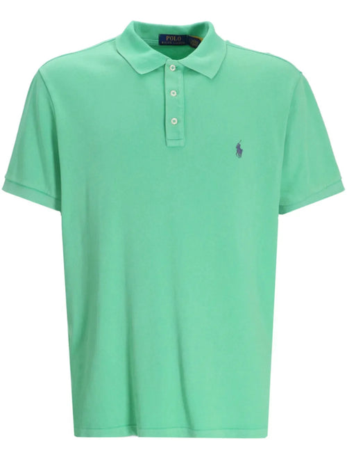 Camisa polo de algodão bordada Polo Pony