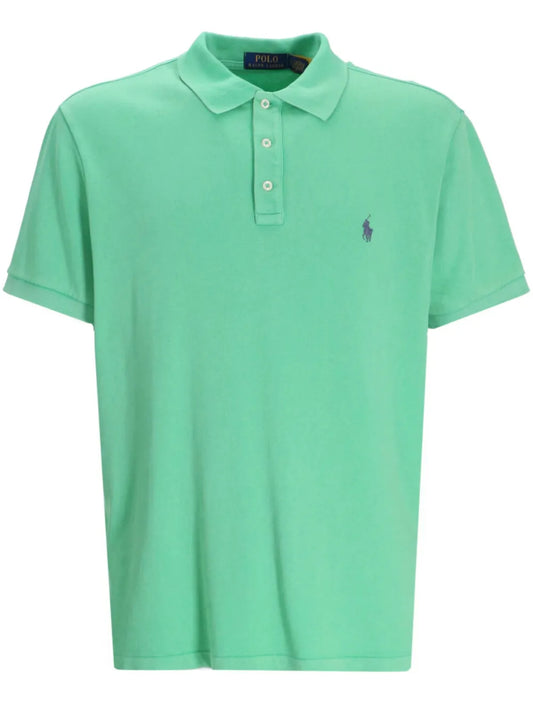 Camisa polo de algodão bordada Polo Pony