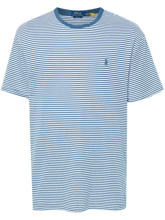 camiseta listrada de algodão