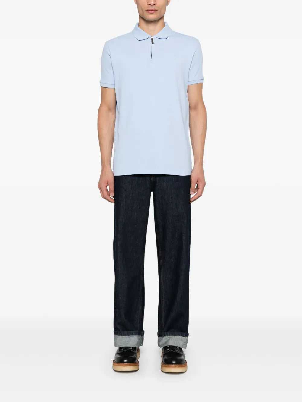 camisa polo elástica