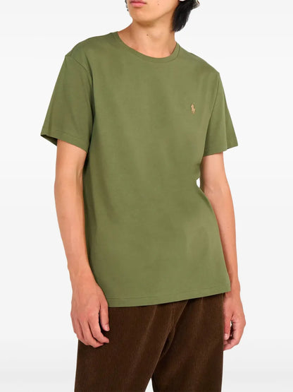 camiseta de gola redonda