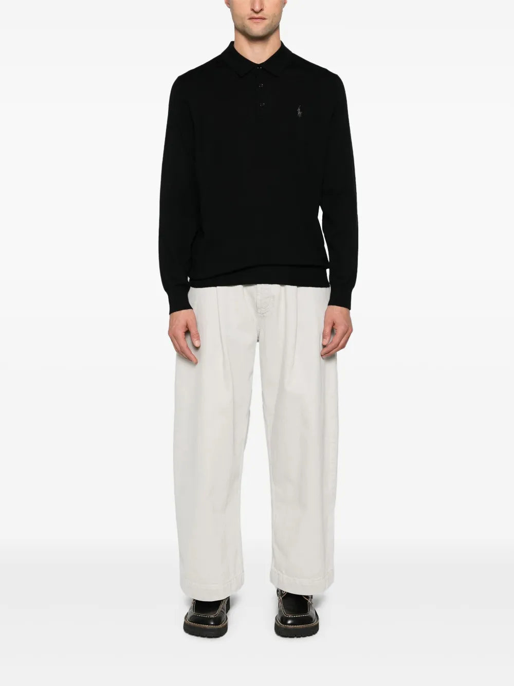 camisa polo de malha
