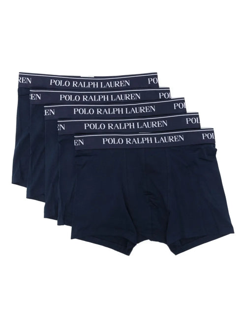 boxers com cós com logotipo (pacote com cinco)
