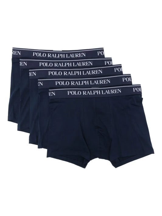 boxers com cós com logotipo (pacote com cinco)