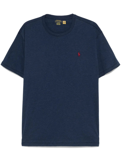 camiseta de gola redonda de jersey