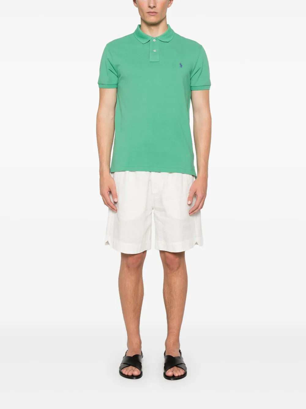 camisa polo em piqué