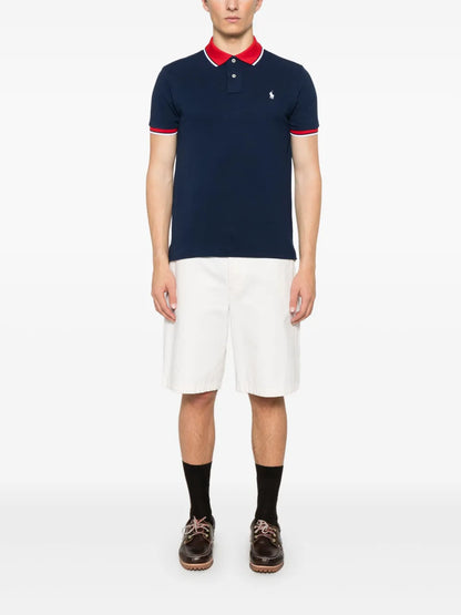 Camisa polo bordada com pônei Polo