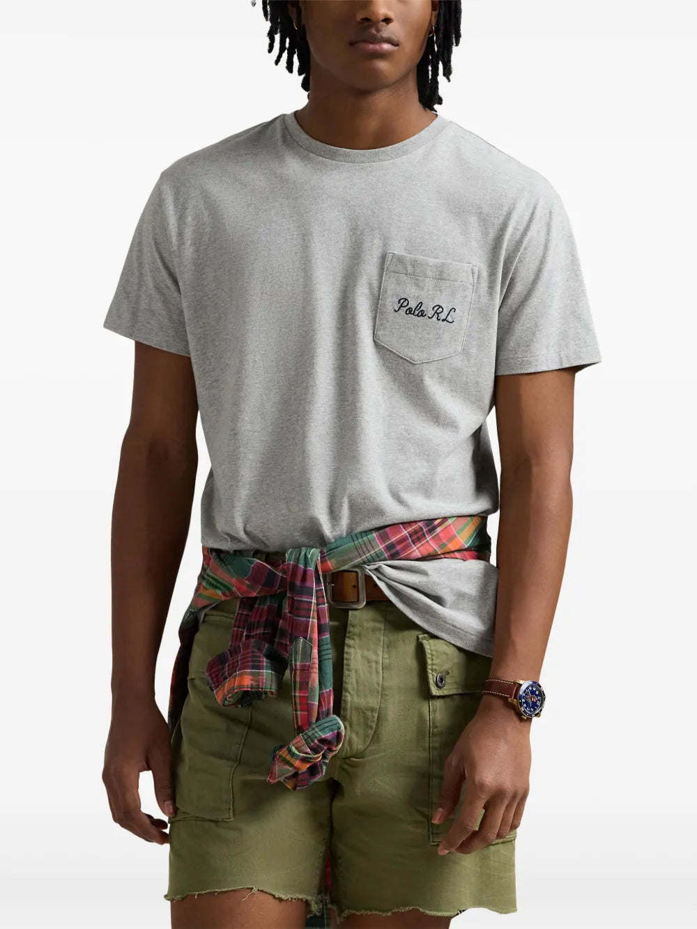Camiseta Polo com estampa de urso