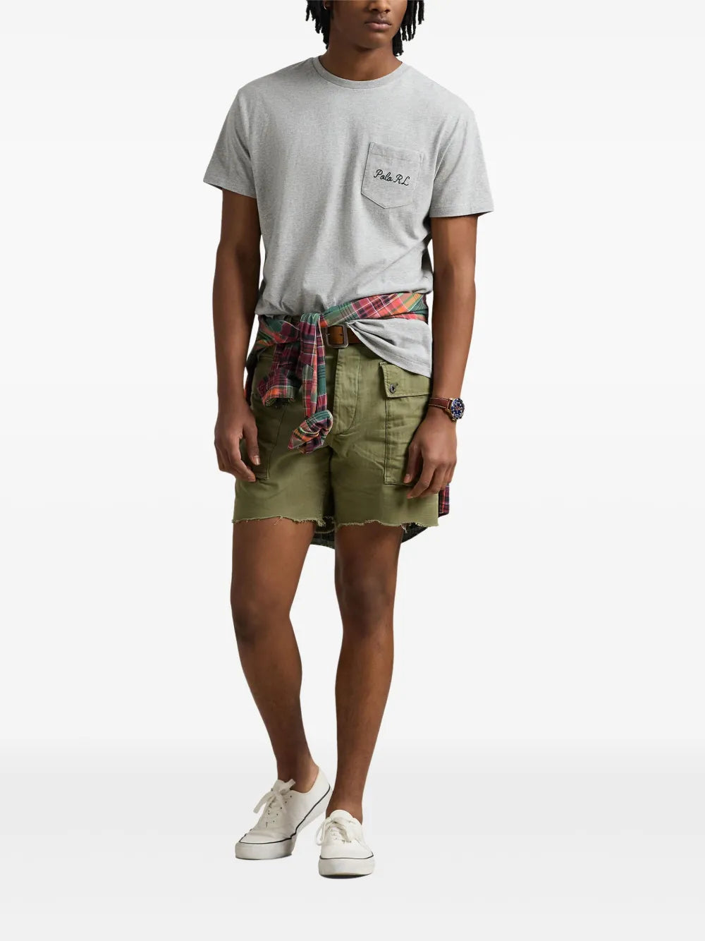 Camiseta Polo com estampa de urso