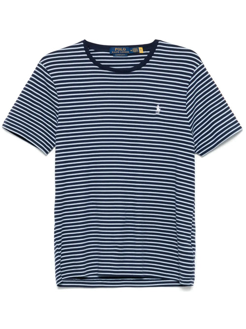 camiseta listrada de algodão