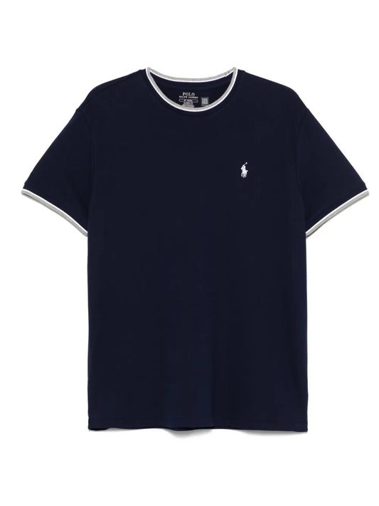 camiseta de algodão elástico