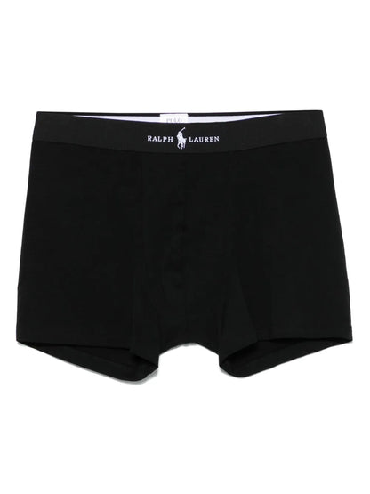 boxers com cós com logotipo (pacote com três)