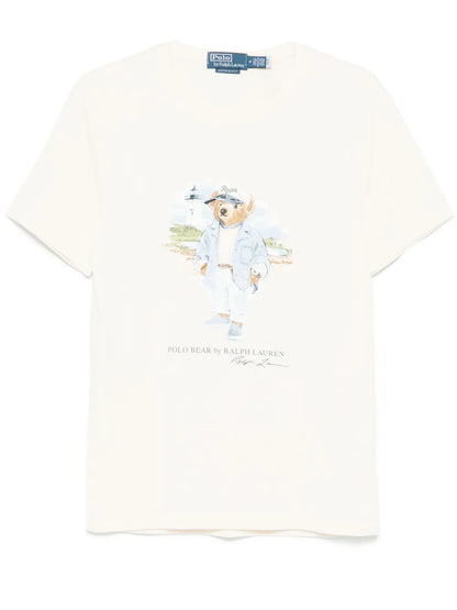 Camiseta slim de malha Polo Bear