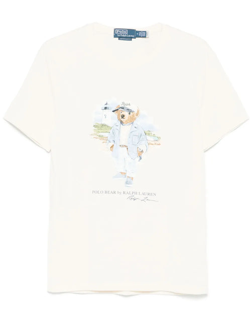 Camiseta slim de malha Polo Bear
