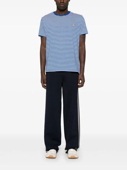 camiseta listrada de algodão