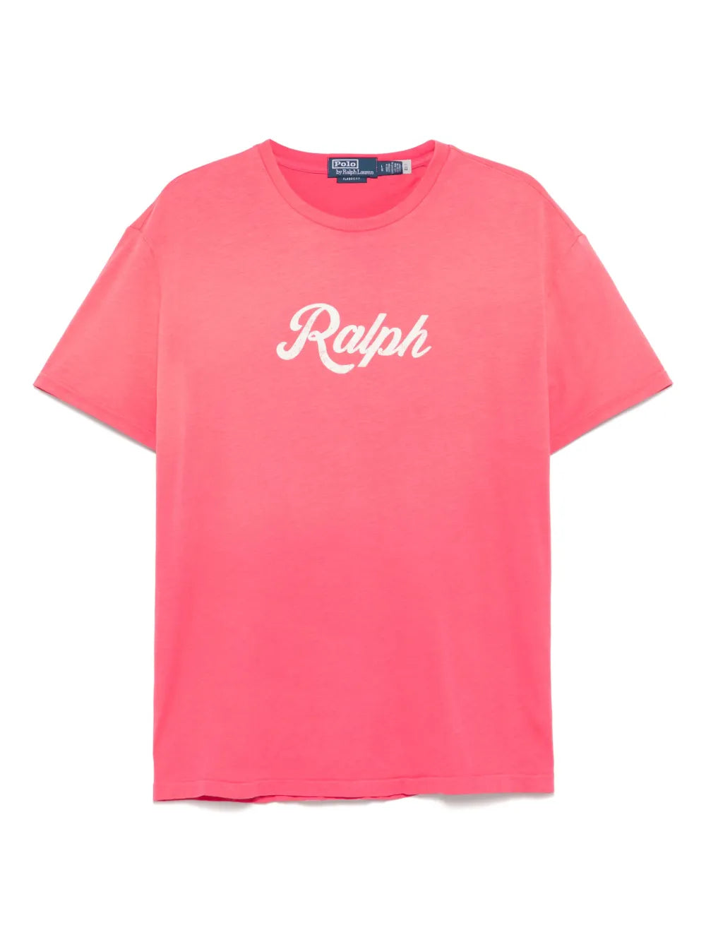 camiseta com estampa de logotipo
