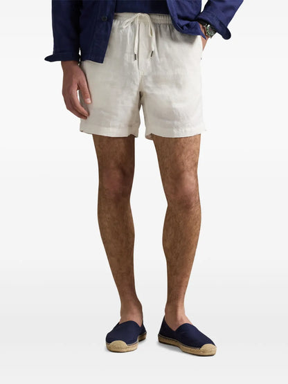 shorts de linho