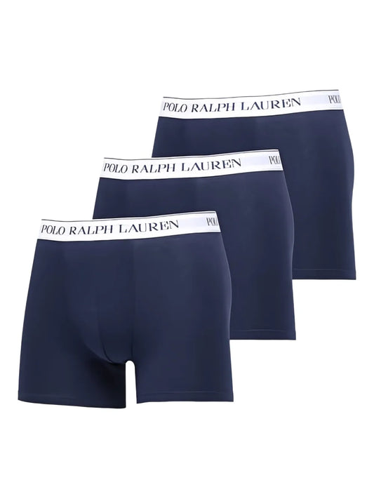 boxers com cós com logotipo (pacote com três)