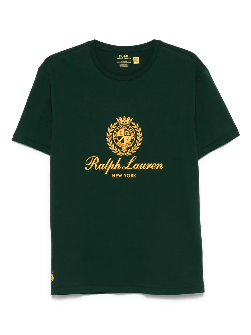 camiseta bordada com brasão