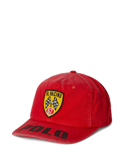 boné com logotipo de corrida