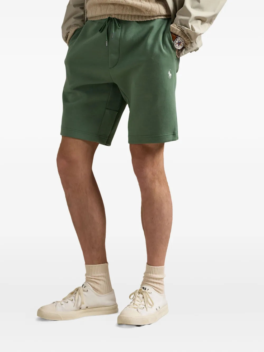shorts com cordão na cintura