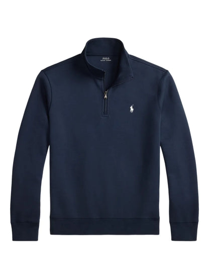 camisa polo com meio zíper